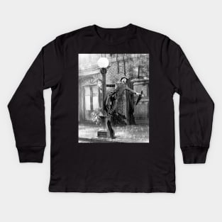 Gene Kelly rain Kids Long Sleeve T-Shirt